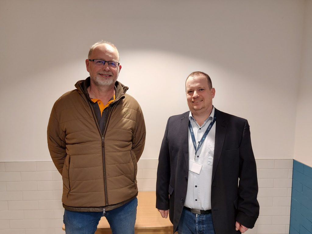 Bertalan András (jobbra) és Dezső Gábor, a keddi kecskeméti nap előadói